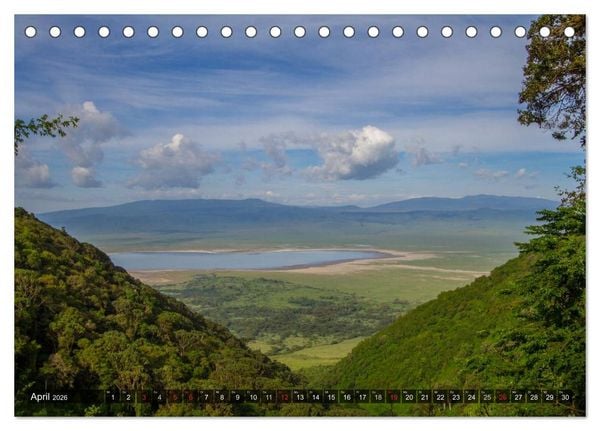 Produktbild: Abenteuer Tansania, Afrika (Tischkalender 2026 DIN A5 quer), CALVENDO Monatskalender
