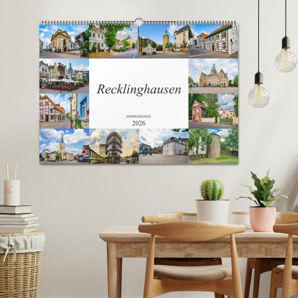 Produktbild: Recklinghausen Impressionen (Wandkalender 2026 DIN A2 quer), CALVENDO Monatskalender