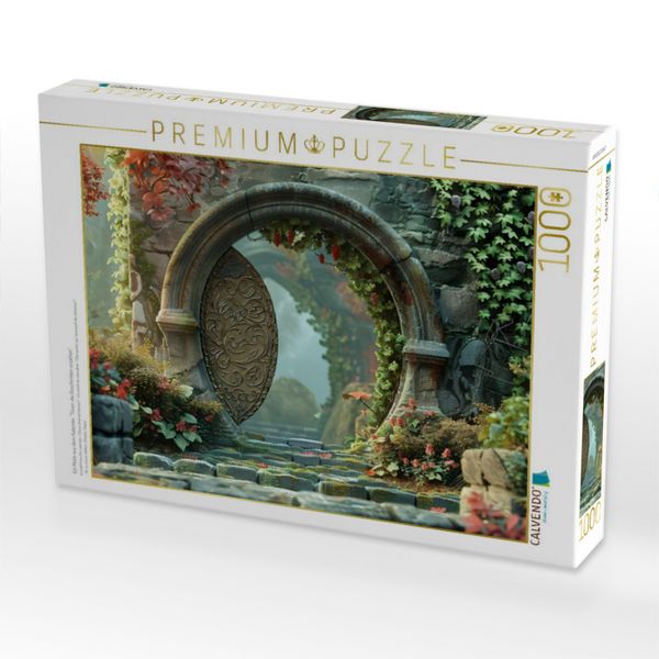 Produktbild: CALVENDO Puzzle Ein Motiv aus dem Kalender "T&uuml;ren, die Geschichten erz&auml;hlen" | 1000 Teile Lege-Gr&ouml;&szlig;e 64x48cm Foto-Puzzle f&uuml;r gl&uuml;ckliche Stunden