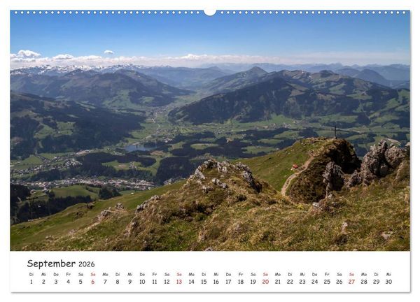 Produktbild: Kitzb&uuml;hel. Die Stadt im Herz der Alpen (Wandkalender 2026 DIN A2 quer), CALVENDO Monatskalender