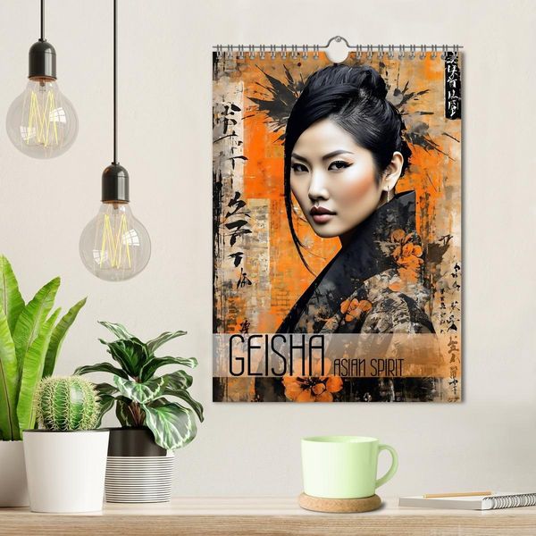 Produktbild: Geisha - Asian Spirit (Wandkalender 2027 DIN A4 hoch), CALVENDO Monatskalender