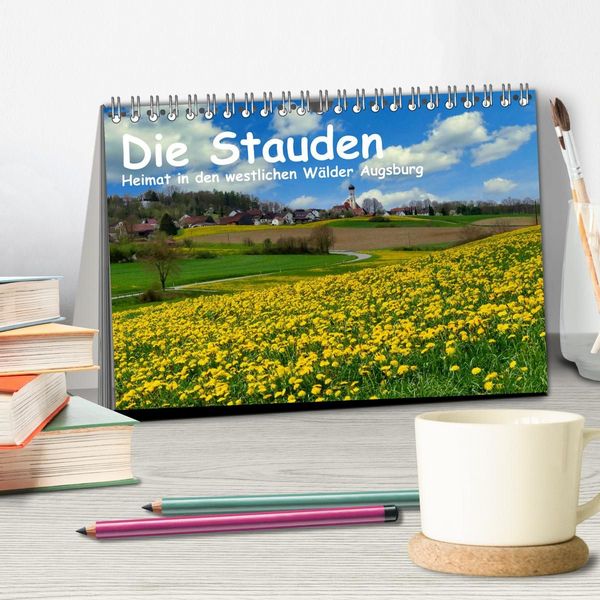 Produktbild: Die Stauden - Heimat in den westlichen W&auml;lder Augsburg (Tischkalender 2027 DIN A5 quer), CALVENDO Monatskalender