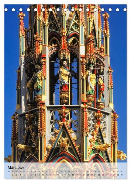 Produktbild: Romantisches Franken (Tischkalender 2027 DIN A5 hoch), CALVENDO Monatskalender