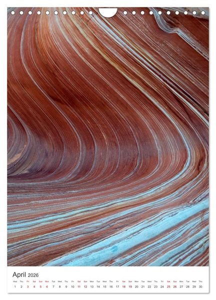 Produktbild: Paria Canyon The Wave (Wall Calendar 2026 DIN A4 portrait), CALVENDO 12 Month Wall Calendar