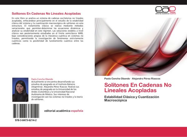 Produktbild: Solitones En Cadenas No Lineales Acopladas