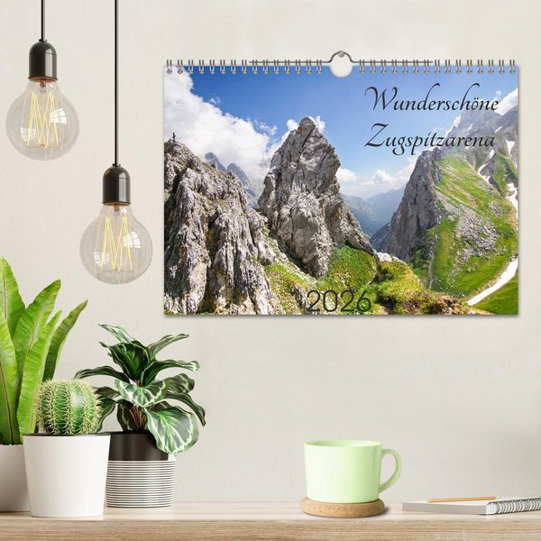 Produktbild: Wundersch&ouml;ne Zugspitzarena (Wandkalender 2026 DIN A4 quer), CALVENDO Monatskalender