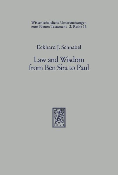 Produktbild: Law and Wisdom from Ben Sira to Paul