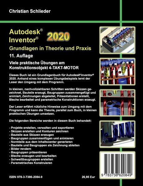 Produktbild: Autodesk Inventor 2020 - Grundlagen in Theorie und Praxis