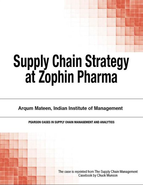 Produktbild: Supply Chain Strategy at Zophin Pharma