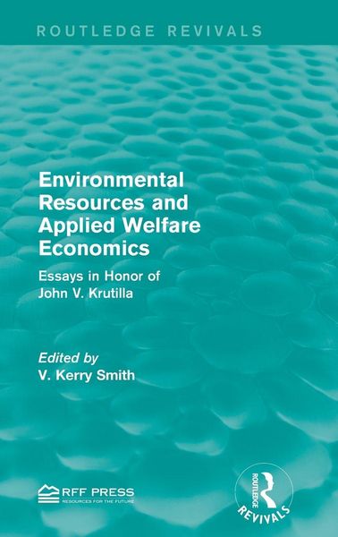 Produktbild: Environmental Resources and Applied Welfare Economics