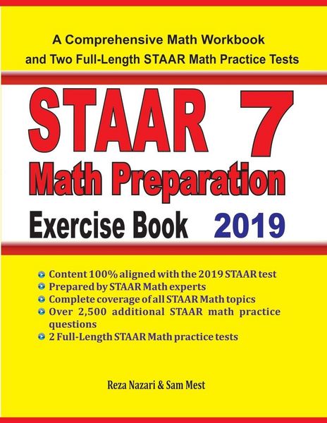 Produktbild: STAAR 7 Math Preparation Exercise Book