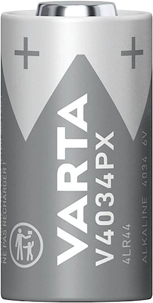 Produktbild: Varta ALKALINE Spec.V4034/4LR44 Bli1 Spezial-Batterie 476A Alkali-Mangan 6V 170 mAh 1St.