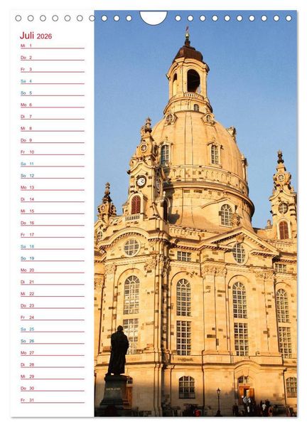 Produktbild: Frauenkirche Dresden (Wandkalender 2026 DIN A4 hoch), CALVENDO Monatskalender