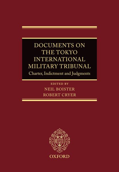 Produktbild: Documents on the Tokyo International Military Tribunal