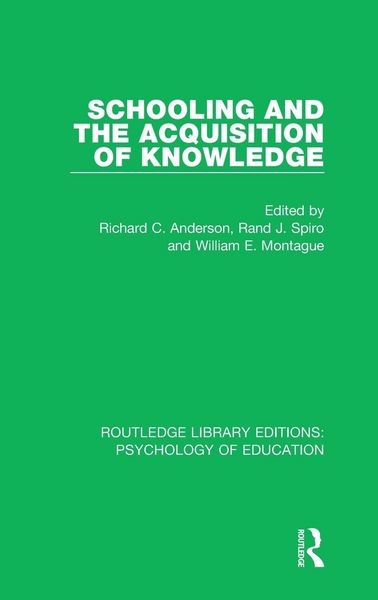 Produktbild: Schooling and the Acquisition of Knowledge
