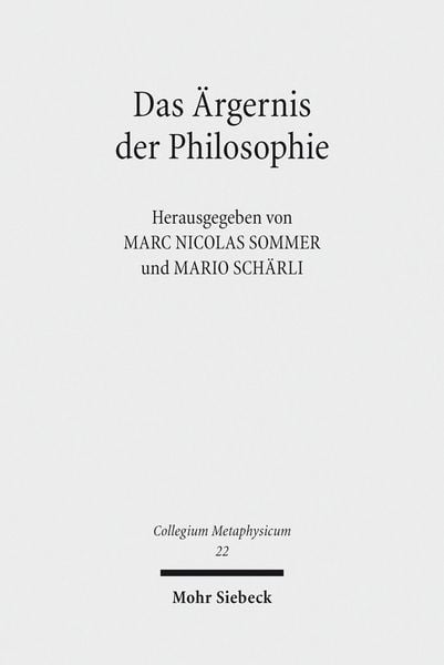 Produktbild: Das &Auml;rgernis der Philosophie