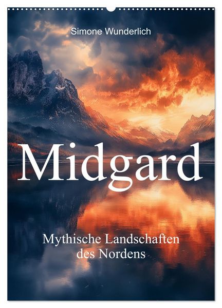 Midgard - Mythische Landschaften des Nordens (Wandkalender 2026 DIN A2 hoch), CALVENDO Monatskalender