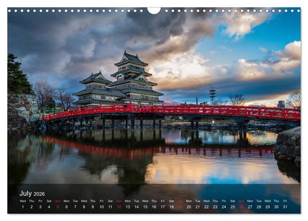 Produktbild: Japan Magic of a great country (Wall Calendar 2026 DIN A3 landscape), CALVENDO 12 Month Wall Calendar
