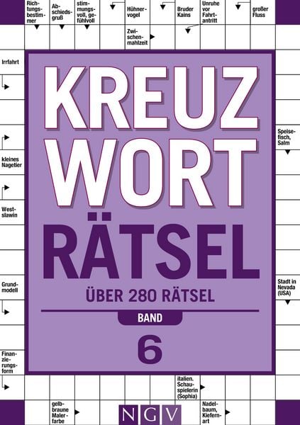 Kreuzworträtsel • Band 6, Taschenbuch von , Naumann & Göbel, 9783625198123