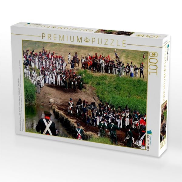 Produktbild: CALVENDO Puzzle Nachgestellte Schlacht von 1807 - Ein Motiv aus dem Kalender "FRIEDLAND - PRAWDINSK" | 1000 Teile Lege-Gr&ouml;&szlig;e 64x48cm Foto-Puzzle f&uuml;r gl&uuml;ckliche Stunden