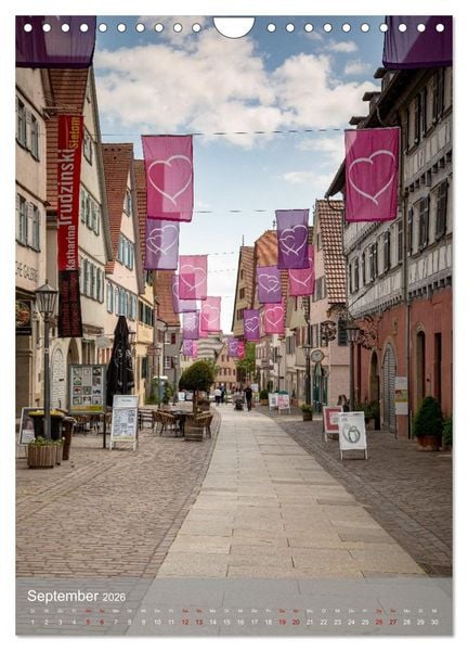 Produktbild: Bietigheim Altstadt (Wandkalender 2026 DIN A4 hoch), CALVENDO Monatskalender