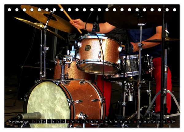 Produktbild: Klangbilder des Jazz (Tischkalender 2026 DIN A5 quer), CALVENDO Monatskalender