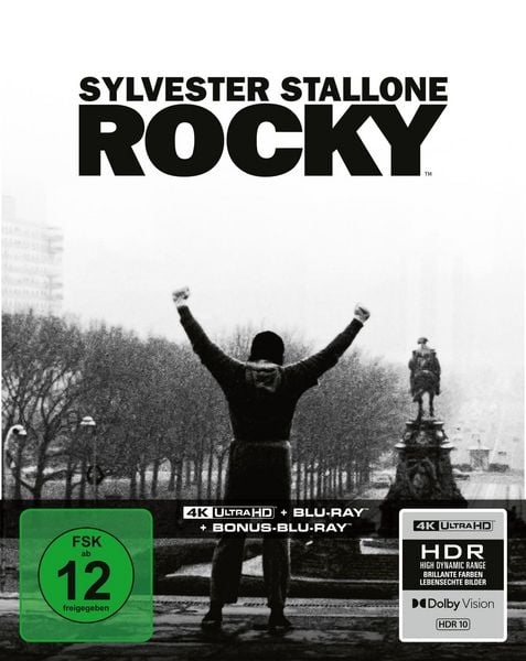 Rocky - Limitiertes 3-Disc-SteelBook® (4K Ultra HD + Blu-ray + Bonus-Blu-ray)