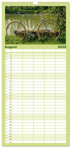 Produktbild: Familienplaner 2026 - Stahlrenner - Rennrad-Klassiker aus Europa mit 5 Spalten (Wandkalender, 21 x 45 cm) CALVENDO
