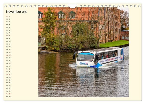 Produktbild: L&uuml;beck, Stadt auf der Insel (Wandkalender 2026 DIN A4 quer), CALVENDO Monatskalender