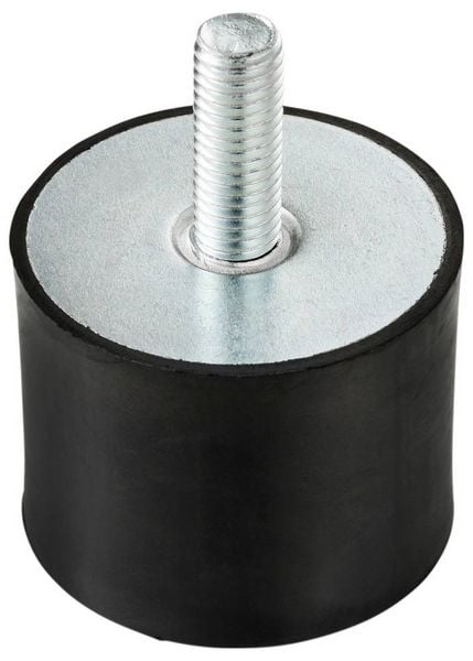 Produktbild: TRU COMPONENTS Gummipuffer TC-NT50-40-43A H&auml;rte (Details) 43 Shore A Maximale statische Auflast 86 kg