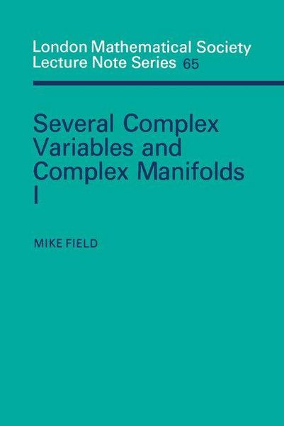 Produktbild: Several Complex Variables and Complex Manifolds I