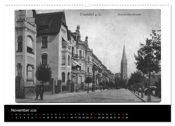 Produktbild: FFO-Geschichten. Historische Ansichtskarten aus Frankfurt (Oder) (hochwertiger Premium Wandkalender 2026 DIN A2 quer), Kunstdruck in Hochglanz