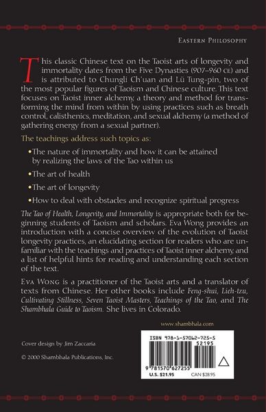 Produktbild: The Tao of Health, Longevity, and Immortality