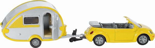 Produktbild: Siku 1629 PKW mit Wohnanh&auml;nger