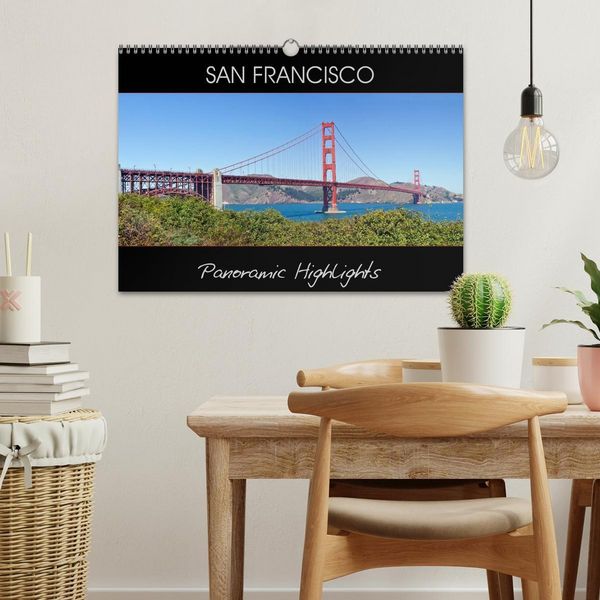 Produktbild: SAN FRANCISCO Panoramic Highlights (Wall Calendar 2026 DIN A3 landscape), CALVENDO 12 Month Wall Calendar