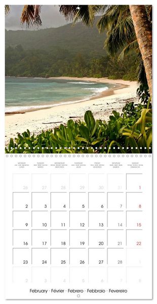 Produktbild: dream beaches - Seychelles (Wall Calendar 2026 12 &times; 12 Inch) CALVENDO 12 Month Wall Calendar