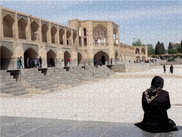Produktbild: CALVENDO Puzzle Si-o-se Pol (33-Bogen-Br&uuml;cke), Isfahan | 1000 Teile Lege-Gr&ouml;&szlig;e 64x48cm Foto-Puzzle f&uuml;r gl&uuml;ckliche Stunden