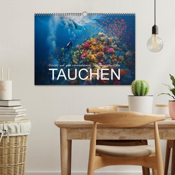 Produktbild: Erlebe mit mir verzaubernde Unterwasserwelten Tauchen (Wandkalender 2026 DIN A3 quer), CALVENDO Monatskalender