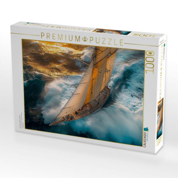Produktbild: CALVENDO Puzzle Sich dem Wetter stellen | 1000 Teile Lege-Gr&ouml;&szlig;e 64x48cm Foto-Puzzle f&uuml;r gl&uuml;ckliche Stunden