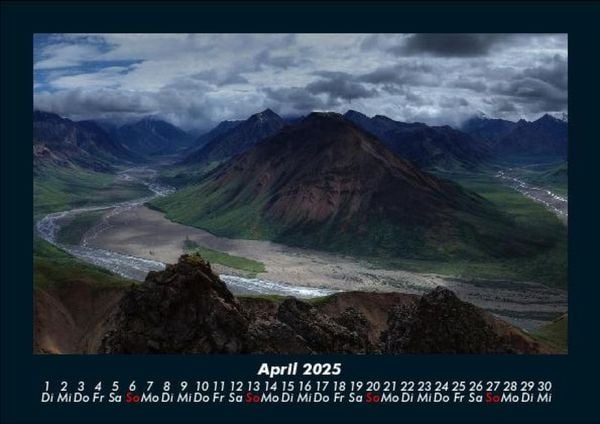 Produktbild: Bergige Welten 2025 Fotokalender DIN A5