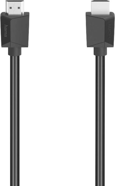 Hama HDMI Anschlusskabel HDMI-A Stecker, HDMI-A Stecker 1.50 m Schwarz 00205005 4K UHD HDMI-Kabel