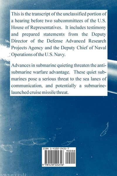 Produktbild: Advanced Submarine Technology and Antisubmarine Warfare