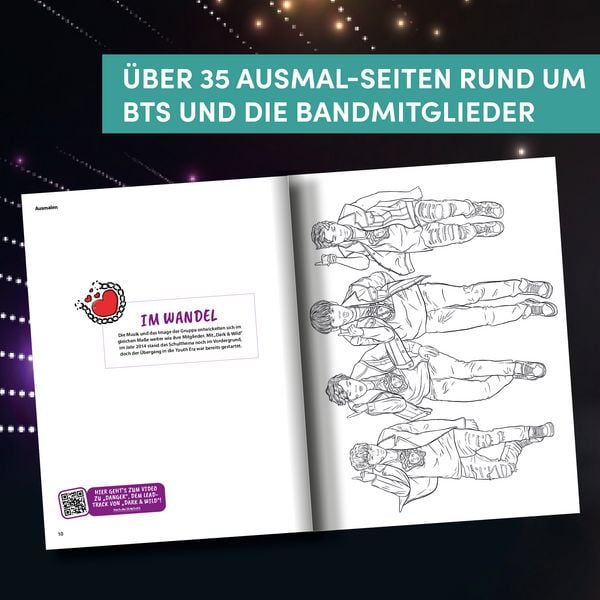 Produktbild: BTS: Das inoffizielle Ausmal- & Kreativbuch