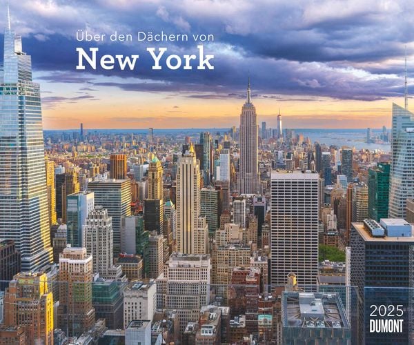 Über den Dächern von New York 2025 - Städte-Reise-Kalender - Querformat 60 x 50 cm - Spiralbindung