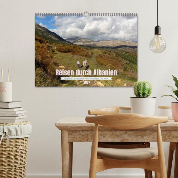 Produktbild: Reisen durch Albanien - Magische Landschaften zwischen Bergen und Meer (Wandkalender 2027 DIN A3 quer), CALVENDO Monatskalender