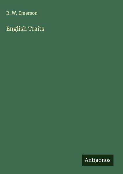 Produktbild: English Traits