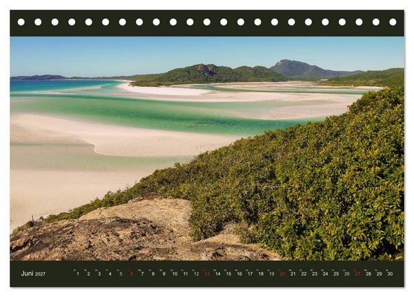 Produktbild: Australien - Farbige Vielfalt (Tischkalender 2027 DIN A5 quer), CALVENDO Monatskalender
