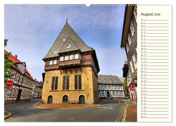 Produktbild: Goslar - Hanse- und Kaiserstadt im Harz (hochwertiger Premium Wandkalender 2026 DIN A2 quer), Kunstdruck in Hochglanz