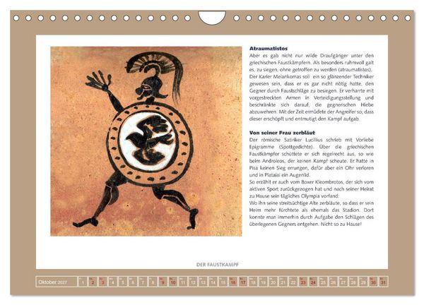Produktbild: Kurioses im Antiken Olympia (Wandkalender 2027 DIN A4 quer), CALVENDO Monatskalender