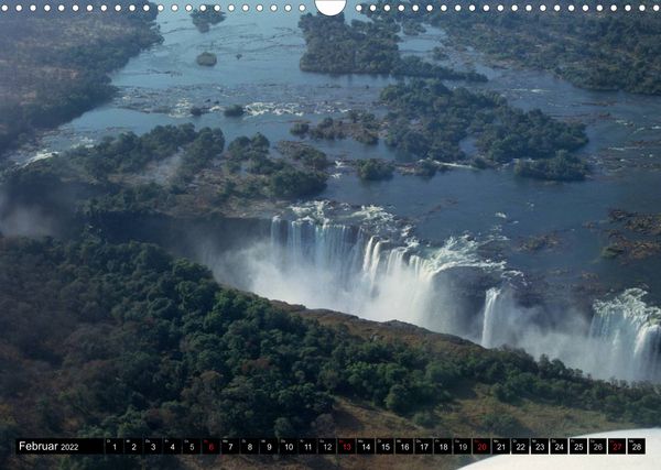 Produktbild: Victoria Wasserf&auml;lle (Wandkalender 2022 DIN A3 quer)